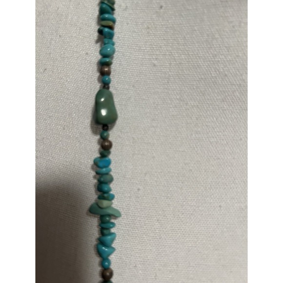 Carolyn Pollack Sterling Silver Green & Blue Turquoise Beaded 18" Necklace - Picture 9 of 10